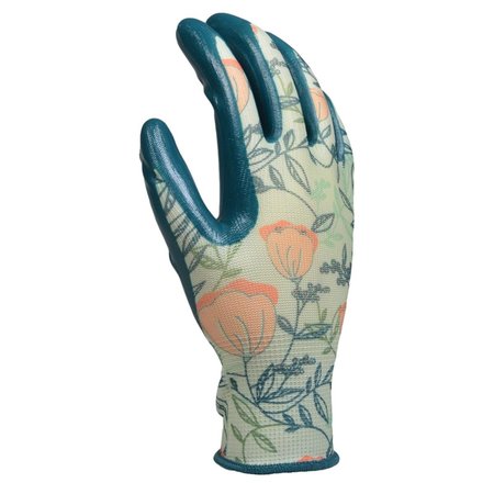 DIGZ Nitrile Gardening Gloves, Multi Color - Small 7011294